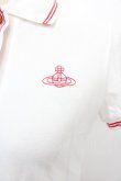 画像3: ヴィヴィアンウエストウッド 中古 / /オーブ刺繍ポロ 2 オフホワイト  Y-24-07-14-021-ts-SZ-OS (3)