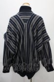 画像2: ヴィヴィアンウエストウッド 中古 / ストライプブルゾン 00 紺  Y-24-09-11-049-jc-SZ-OS (2)