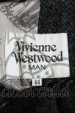 画像4: ヴィヴィアンウエストウッド MAN 中古 / CO/ヘリンボーンタイ付ロングコート 44 灰  Y-24-09-11-061-co-IN-ZH (4)