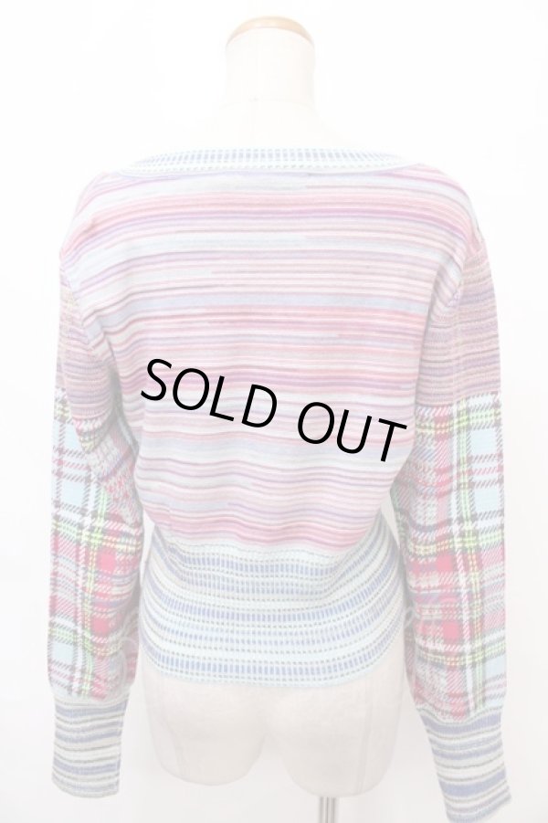 画像2: ヴィヴィアンウエストウッド 中古 / TARTAN CARDI M   Y-24-10-30-042-to-SZ-OS (2)