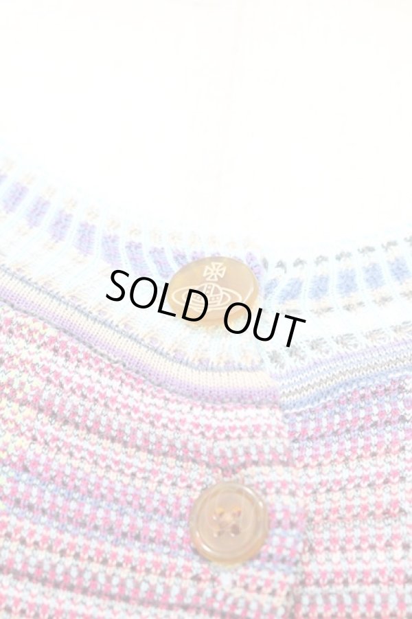 画像3: ヴィヴィアンウエストウッド 中古 / TARTAN CARDI M   Y-24-10-30-042-to-SZ-OS (3)