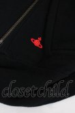 画像3: ヴィヴィアンウエストウッド 中古 / ラブ襟スウェットライダースジャケット 1 黒  Y-24-10-30-045-jc-SZ-ZY (3)