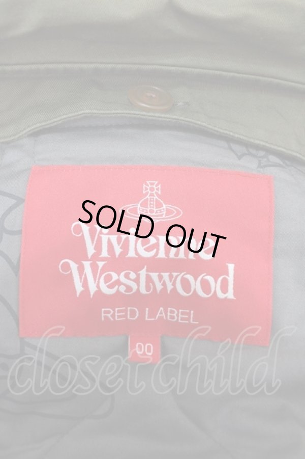 画像6: ヴィヴィアンウエストウッド 中古 / 高密度ツイルフィールドコート 00 カーキ  Y-24-10-30-053-co-SZ-ZH (6)