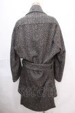 画像2: ANGLOMANIA 中古 / ヘリンボーンコート 40 黒ｘブラウン  Y-24-10-30-054-co-AS-ZH (2)