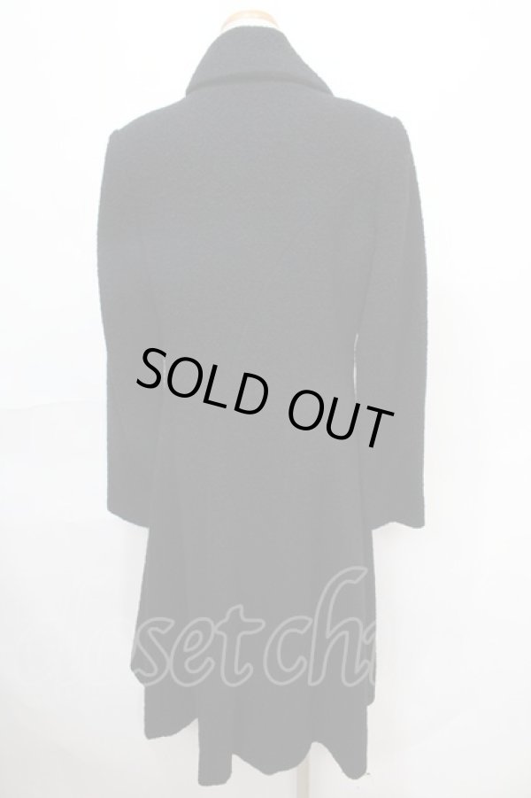 画像2: ヴィヴィアンウエストウッド MAN 中古 / CO/ウールロングコート 3 黒  Y-24-10-30-055-co-AS-ZY (2)