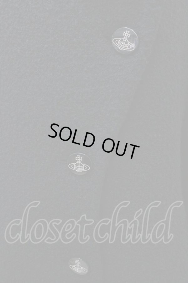 画像3: ヴィヴィアンウエストウッド MAN 中古 / CO/ウールロングコート 3 黒  Y-24-10-30-055-co-AS-ZY (3)