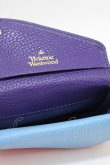 画像5: ヴィヴィアンウエストウッド 中古 / ダブルフラップカードケース  紫×サックス×赤  Y-24-10-30-009-gd-SZ-ZY (5)