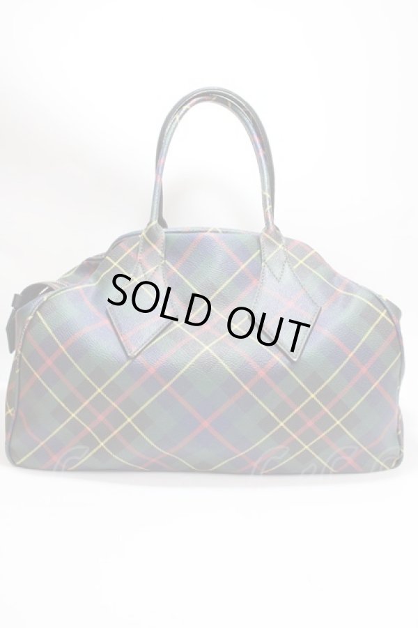 画像2: ヴィヴィアンウエストウッド 中古 / DERBY LARGE YASMINE  HUNTING TARTAN  Y-24-10-30-024-ba-SZ-ZH (2)