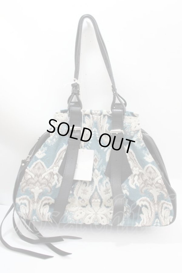 画像2: ヴィヴィアンウエストウッド 中古 / ブロケードヤスミンバッグ  青  Y-24-12-29-011-ba-SZ-ZY (2)