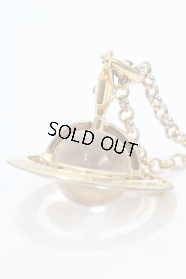 画像2: ヴィヴィアンウエストウッド / スモールオーブペンダント  ゴールド  Y-25-01-26-004-nl-SZ-ZY (2)