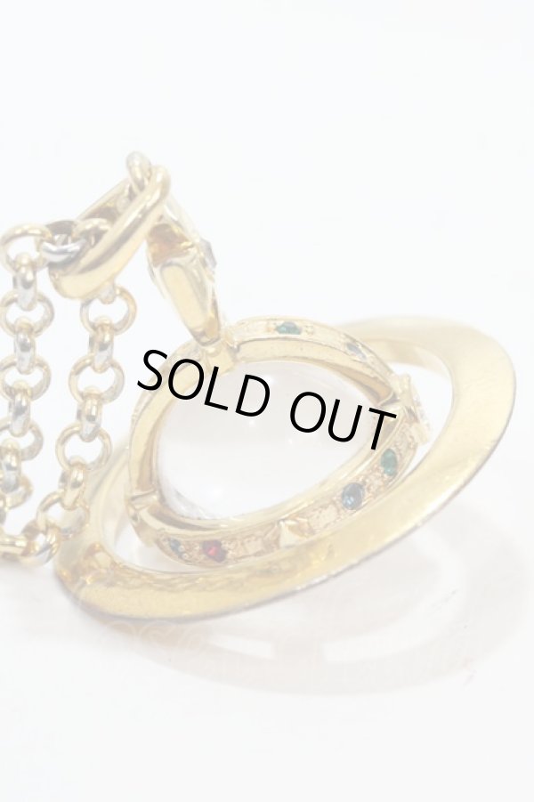 画像3: ヴィヴィアンウエストウッド / スモールオーブペンダント  ゴールド  Y-25-01-26-004-nl-SZ-ZY (3)