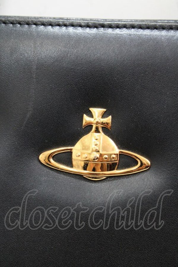 画像3: ヴィヴィアンウエストウッド 中古 / プレーンバッグ  黒  Y-25-02-19-029-ba-SZ-ZH (3)