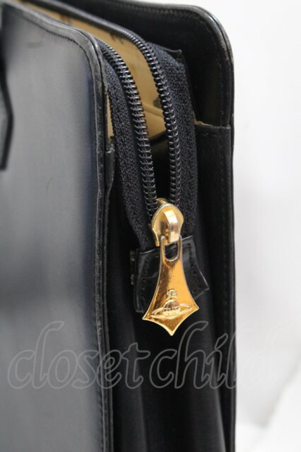 画像7: ヴィヴィアンウエストウッド 中古 / プレーンバッグ  黒  Y-25-02-19-029-ba-SZ-ZH (7)