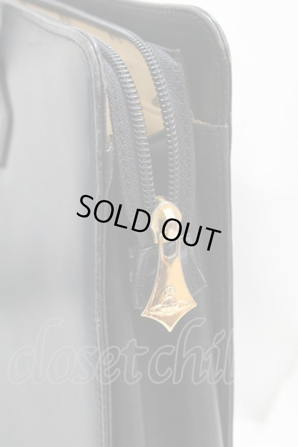 画像7: ヴィヴィアンウエストウッド 中古 / プレーンバッグ  黒  Y-25-02-19-029-ba-SZ-ZH (7)