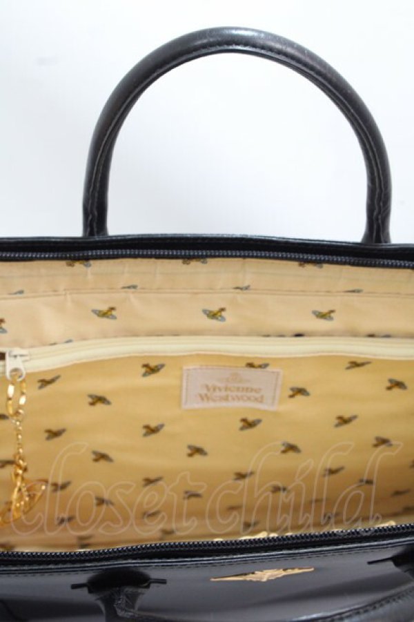 画像8: ヴィヴィアンウエストウッド 中古 / プレーンバッグ  黒  Y-25-02-19-029-ba-SZ-ZH (8)