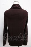 画像2: ヴィヴィアンウエストウッド 中古 / 単色オーブ刺繍バイカラートップス 2 ブラウン  Y-25-02-19-051-to-SZ-ZY (2)