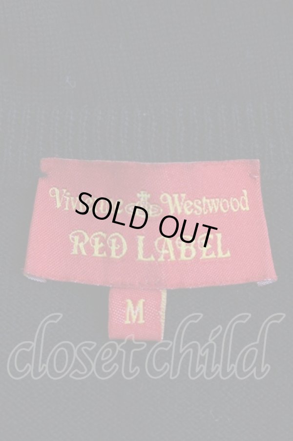 画像5: ヴィヴィアンウエストウッド 中古 / カラーオーブ刺繍ニットカーディガン M 黒  Y-25-02-19-054-to-SZ-ZY (5)