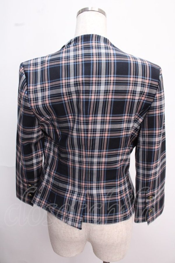 画像2: ヴィヴィアンウエストウッド 中古 / エナメルオーブボタンジャケット 38 ネイビー  Y-25-02-19-063-jc-SZ-ZS (2)