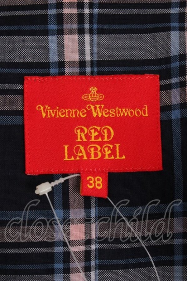 画像5: ヴィヴィアンウエストウッド 中古 / エナメルオーブボタンジャケット 38 ネイビー  Y-25-02-19-063-jc-SZ-ZS (5)