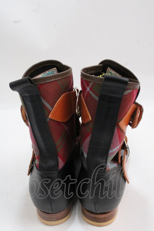 画像3: ヴィヴィアンウエストウッド 中古 / SEDITIONARIES BOOT TARTAN 4  Y-25-02-19-024-sh-SZ-ZH (3)