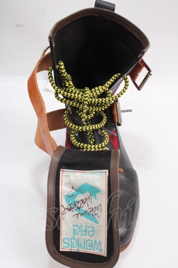 画像6: ヴィヴィアンウエストウッド 中古 / SEDITIONARIES BOOT TARTAN 4  Y-25-02-19-024-sh-SZ-ZH (6)