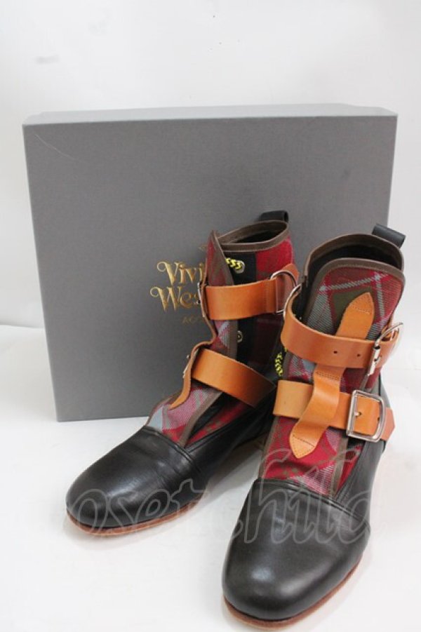画像7: ヴィヴィアンウエストウッド 中古 / SEDITIONARIES BOOT TARTAN 4  Y-25-02-19-024-sh-SZ-ZH (7)