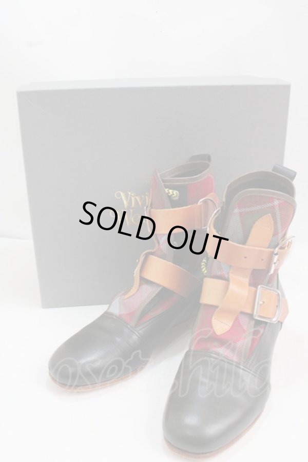 画像7: ヴィヴィアンウエストウッド 中古 / SEDITIONARIES BOOT TARTAN 4  Y-25-02-19-024-sh-SZ-ZH (7)