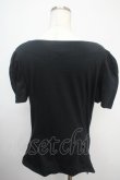 画像2: ヴィヴィアンウエストウッド 中古 / カラーオーブ刺繍半袖カットソー S ブラック  Y-25-03-19-026-to-SZ-ZY (2)