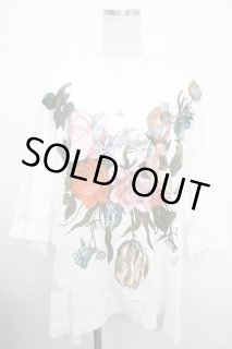 ANGLOMANIA 中古 / フラワープリントカットソー 40 ホワイト  Y-25-07-20-049-to-SZ-OS ヴィヴィアンウエストウッド(中古品) - ヴィヴィアンウェスト