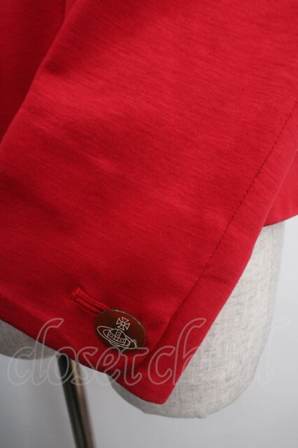 画像5: ヴィヴィアンウエストウッド 中古 / ラブジャケット(バレンシア生地) 2 レッド  Y-25-03-19-056-jc-SZ-ZS (5)