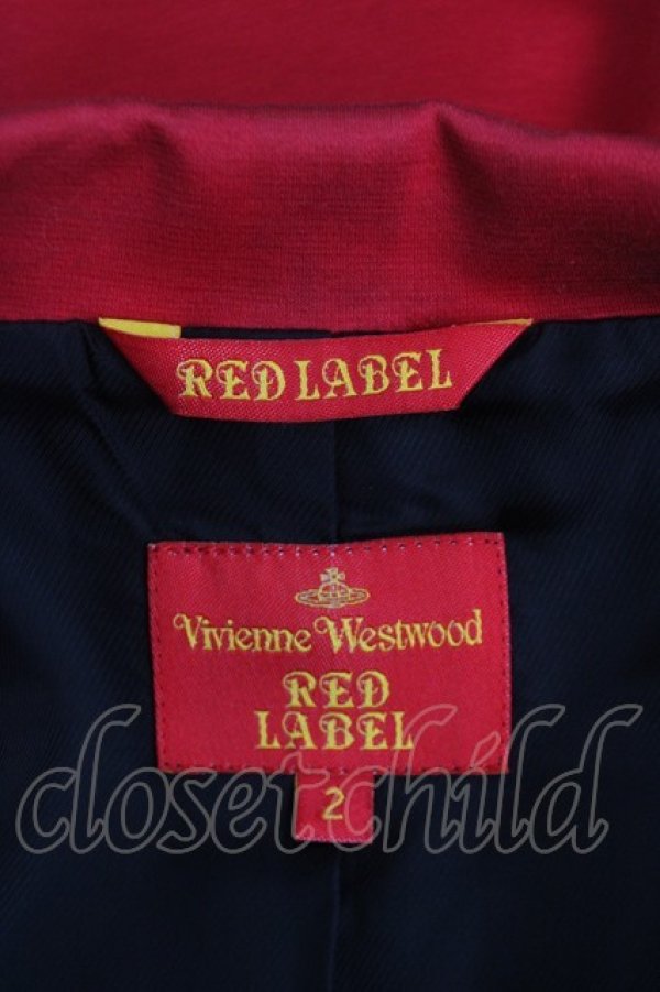 画像6: ヴィヴィアンウエストウッド 中古 / ラブジャケット(バレンシア生地) 2 レッド  Y-25-03-19-056-jc-SZ-ZS (6)