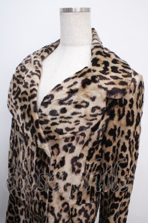 画像4: ヴィヴィアンウエストウッド 中古 / レオパードコート 2 ブラウン  Y-25-03-19-057-co-SZ-ZY (4)
