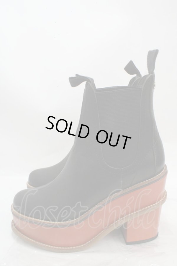 画像2: ヴィヴィアンウエストウッド 中古 / サイドゴアブーツ 37 ブラック  Y-25-03-19-011-sh-SZ-ZH (2)