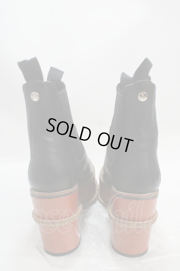 画像3: ヴィヴィアンウエストウッド 中古 / サイドゴアブーツ 37 ブラック  Y-25-03-19-011-sh-SZ-ZH (3)