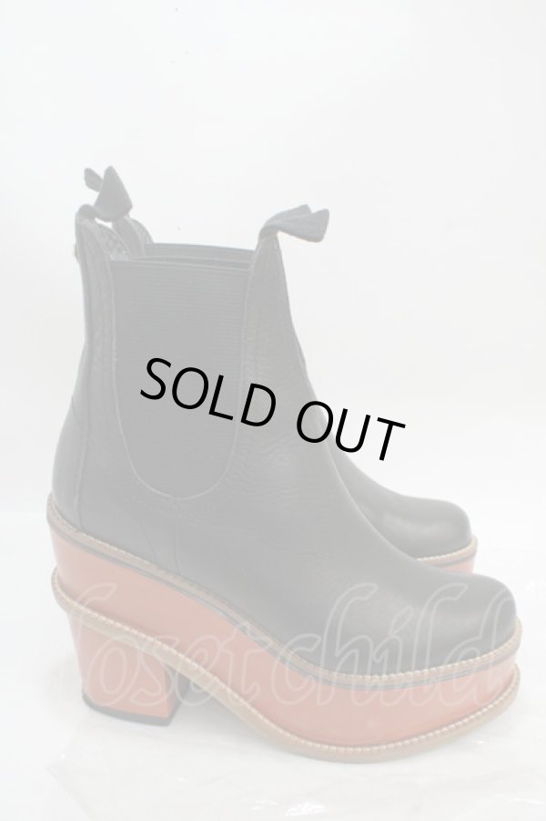 画像4: ヴィヴィアンウエストウッド 中古 / サイドゴアブーツ 37 ブラック  Y-25-03-19-011-sh-SZ-ZH (4)