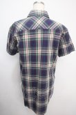 画像2: ヴィヴィアンウエストウッド MAN 中古 / チェックシャツ 50 グリーンｘ青  Y-25-03-19-014-ts-AS-ZY (2)