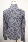 画像2: ヴィヴィアンウエストウッド 中古 / 総柄シャツ 2 ブルー  Y-25-03-19-017-bl-SZ-ZY (2)
