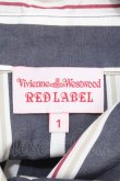 画像4: ヴィヴィアンウエストウッド 中古 / 単色オーブ刺繍マルチストライプブラウス 1 紺  Y-25-03-19-020-bl-SZ-ZY (4)