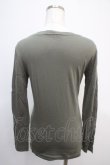 画像2: ヴィヴィアンウエストウッド 中古 / 額縁猫ロングＴシャツ 2 カーキ  Y-25-04-30-027-ts-SZ-ZY (2)