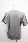 画像2: ヴィヴィアンウエストウッド 中古 / モチーフ刺繍入リ半袖スウェット 2 グレー  Y-25-04-30-028-to-SZ-ZY (2)