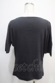 画像2: ヴィヴィアンウエストウッド 中古 / オーブプリントカットソー S 黒  Y-25-04-30-030-ts-SZ-ZY (2)