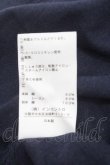 画像5: ヴィヴィアンウエストウッド 中古 / 単色オーブ刺繍&チェック襟ポロカットソー 2 紺  Y-25-04-30-032-to-SZ-ZY (5)