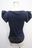 画像2: ヴィヴィアンウエストウッド 中古 / 単色オーブ刺繍カットソー 1 紺  Y-25-04-30-039-to-SZ-ZY (2)