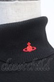 画像3: ヴィヴィアンウエストウッド 中古 / 単色オーブ刺繍ハイネックニット 2 ブラック  Y-25-04-30-041-to-SZ-ZY (3)