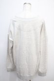 画像2: ヴィヴィアンウエストウッド 中古 / ワッペンオーブ刺繍スウェット 0/S オフシロ  Y-25-04-30-045-to-SZ-ZY (2)
