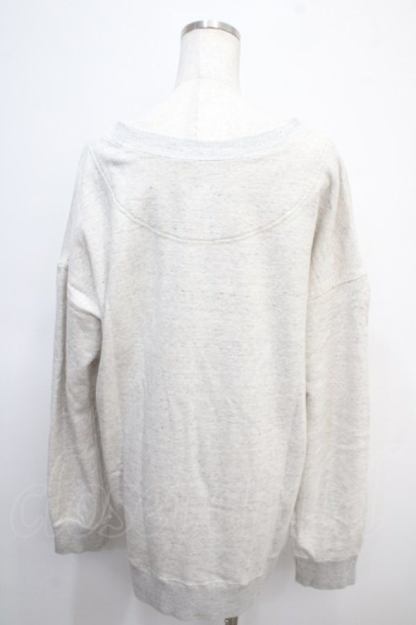 ヴィヴィアンウエストウッド 中古 / ワッペンオーブ刺繍スウェット 0/S オフシロ  Y-25-04-30-045-to-SZ-ZS ヴィヴィアンウエストウッド 中古 / ワッペンオーブ刺繍
