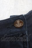 画像3: ヴィヴィアンウエストウッド 中古 / オーブ刺繍デニムキュロット 2 インデイゴ  Y-25-04-30-061-pa-SZ-ZY (3)