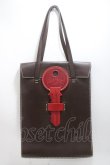 画像2: ヴィヴィアンウエストウッド 中古 / ビッグキーハンドバッグ  チョコ  Y-25-04-30-010-ba-SZ-ZY (2)