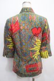 画像2: ヴィヴィアンウエストウッド 中古 / ティーガーデンシャツ 40 ブルー  Y-25-04-30-019-bl-SZ-ZY (2)