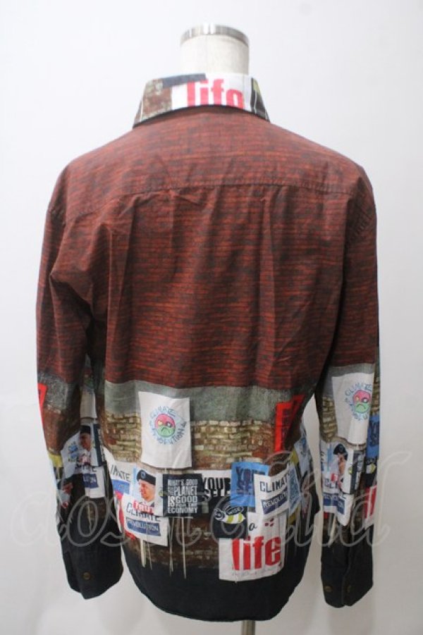 画像2: ヴィヴィアンウエストウッド MAN 中古 / クラークシャツ 48 ブラウン  Y-25-05-28-023-bl-AS-ZH (2)